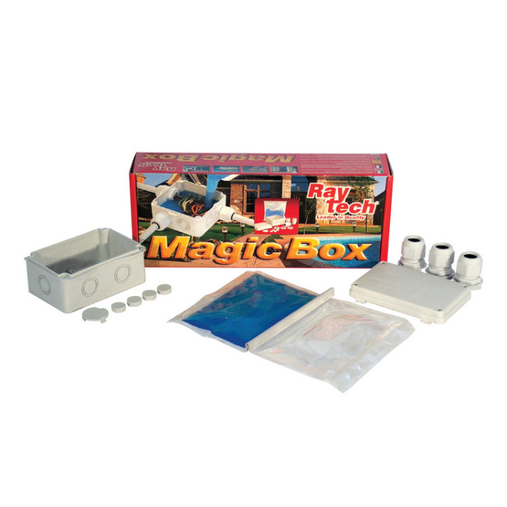 Ray Tech - Magic Box - Kit de connexion complet IP68 isolé avec Magic Fluid - D80. - MAGICBOX80