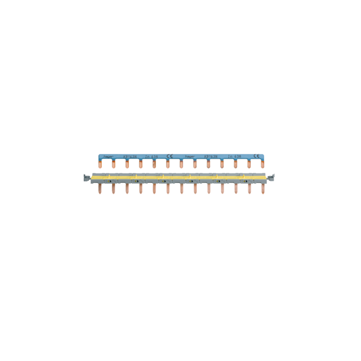 Hager - Peignes d'alimentation Phase+Neutre - Système AUTO 13M - KBS763