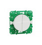Schneider - Odace SFSP - Interrupteur Double - SANS FIL SANS PILE - Réf : S520114