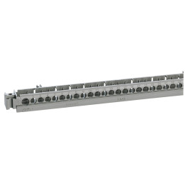 Legrand - Support de borniers - vide - 35 trous - L. 276 mm - 004817