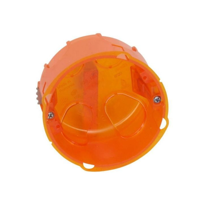 Legrand - Batibox - Boîte d'encastrement simple multimatériaux - Ø80 mm - Prof. 50 mm - Réf : 080188