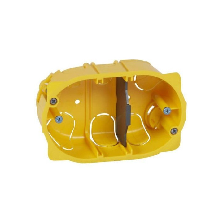 Legrand Batibox - Boîte multiposte Batibox cloisons sèches pour Mosaic 3 modules - profondeur 40mm - 080049