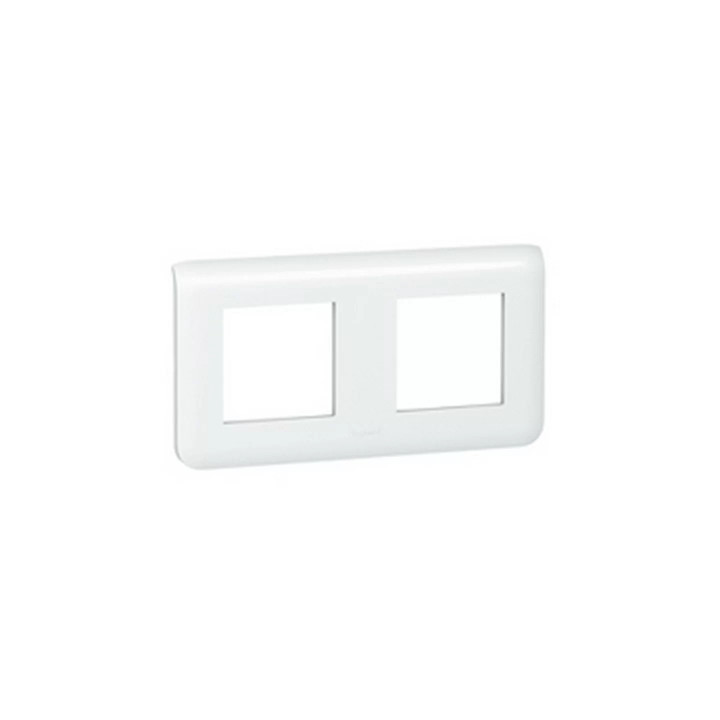 Legrand Mosaic - Plaque 2 x 2 modules - 2 postes (4M) - horizontal - 078804