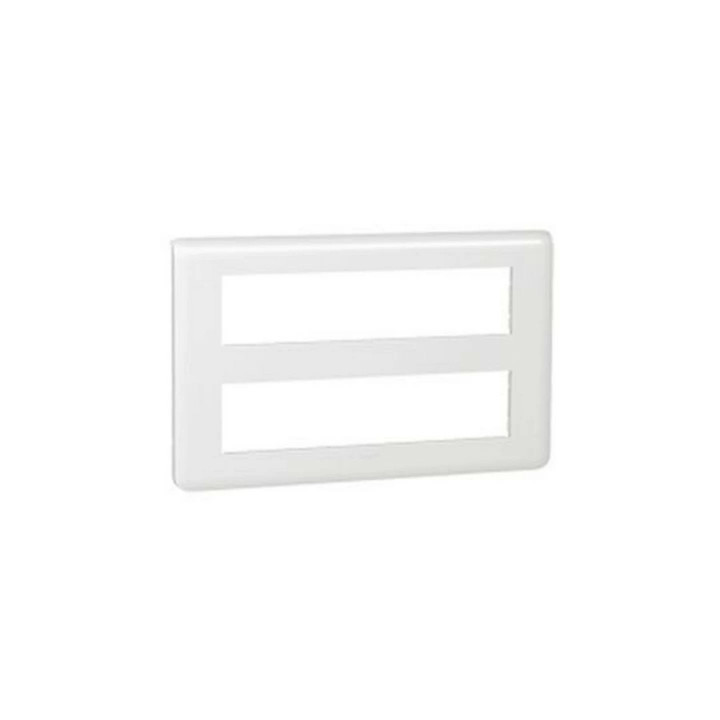 Legrand Mosaic - Plaque 2 x 10 modules - Blanc - 078828