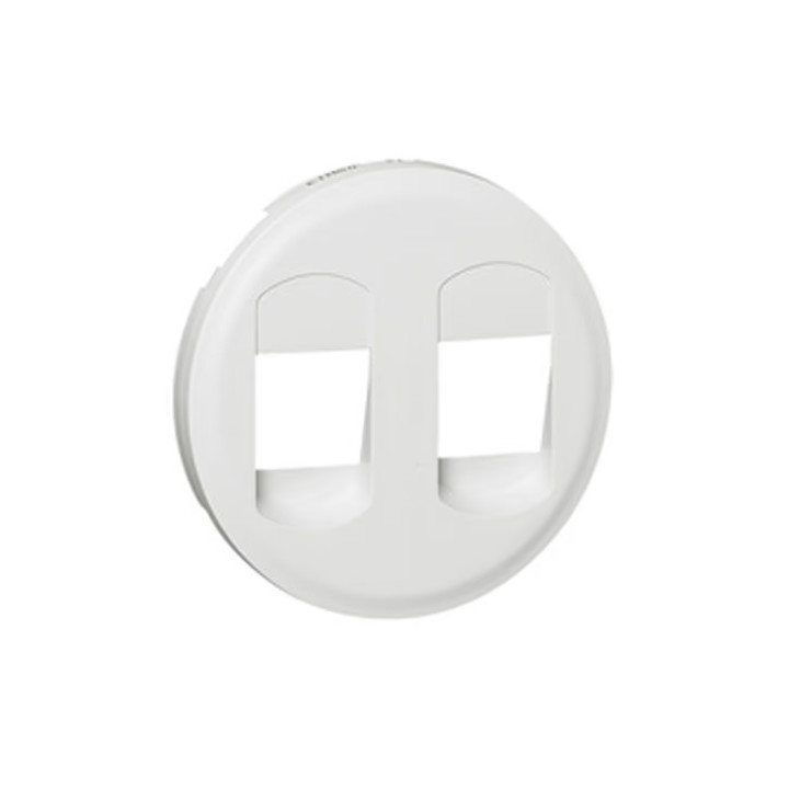 Legrand Céliane - Enjoliveur Double Prise Haut-parleur blanc - 068212