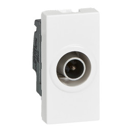 Legrand Mosaic - Prise TV simple - 1 module - Mâle - 078793