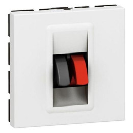 Legrand Mosaic - Prise Haut-parleur - 2 modules - Réf : 078751