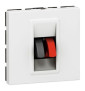Legrand Mosaic - Prise Haut-parleur - 2 modules - Réf : 078751