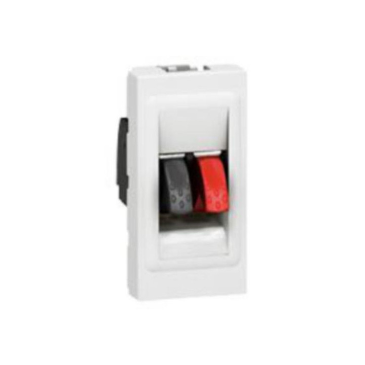 Legrand Mosaic - Prise Haut-parleur - 1 module - Réf : 078750