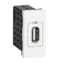 Legrand Mosaic - Prise chargeur USB 230V / 5V - 1 Port - Réf : 077591