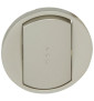 Legrand Céliane - Enjoliveur simple allumage pour commande éclairage Titane - 068303