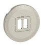 Legrand Céliane - Enjoliveur Céliane pour chargeur double USB Type-A - finition titane - 068556