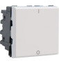 Legrand Mosaic - Interrupteur bipolaire - 2 modules - 10A - 230V - 077050