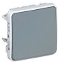 Legrand Plexo - Poussoir NO+NF composable 10A - 230V - IP55/IK07- 069541