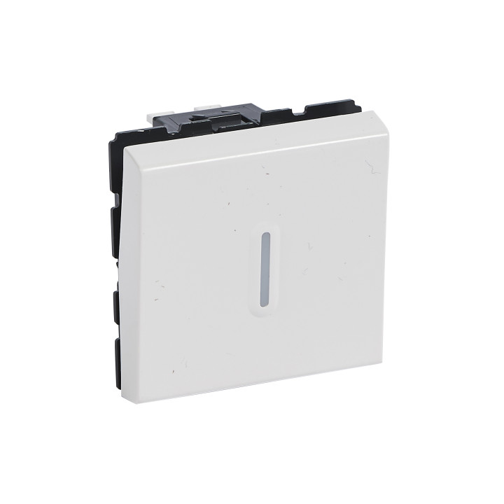 Legrand Mosaic - Va-et-Vient - 2 modules - 10A - 230V  à voyant LED - 077012
