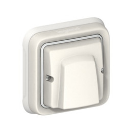 Legrand Plexo - Sortie de câble encastré - 16A - 230V - IP55/IK08 - Blanc - Réf : 069888