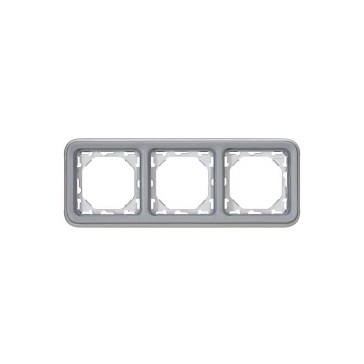 Legrand Plexo - Support gris encastrable pour Plexo composable - Hor. - 3 postes - 069687