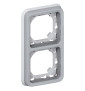 Legrand Plexo - Support  gris encastrable pour Plexo composable - Vert. - 2 postes - 069685