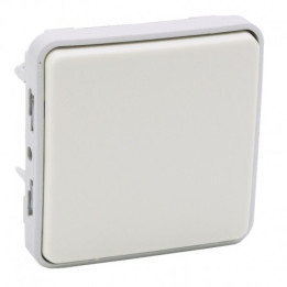 Legrand - Poussoir NO Plexo composable blanc - 10 A - 069630