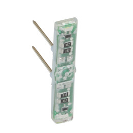 Legrand - Voyant témoin 12V, 24V, 48V Mosaic - Easy-Led brochable à LEDs blanches - socle bleu - Réf : 067689L