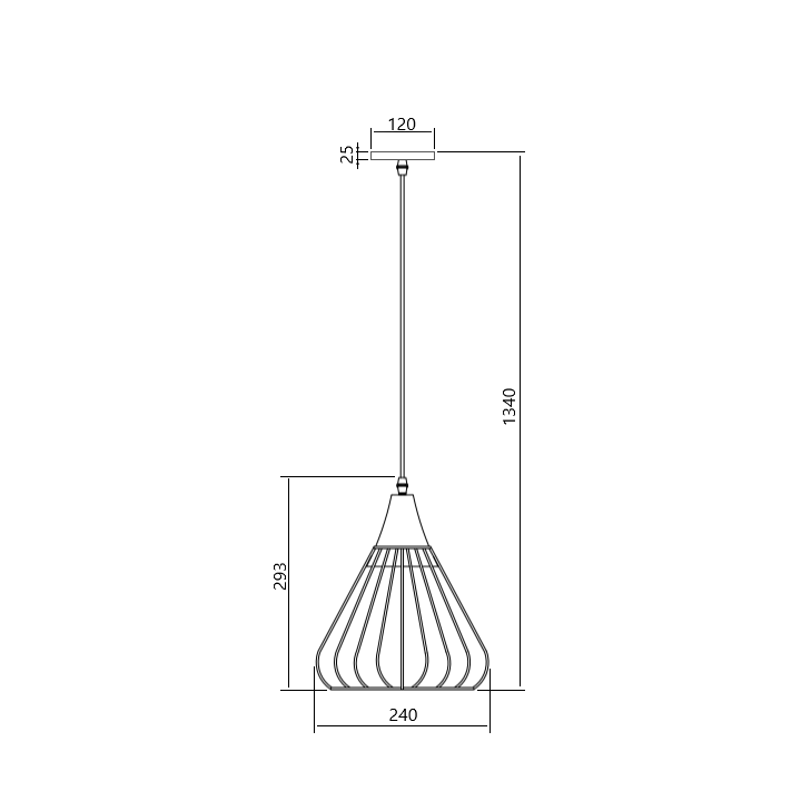 GTV - Plafonnier TESS-2394 - E27 - 40W - IP20 - 220-240VAC - Noir/Doré - Réf : OS-TESS-11-DEC