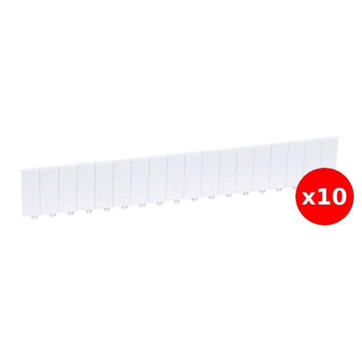 Legrand - LOT de 10 Obturateurs 18 modules - Réf : 001664x10