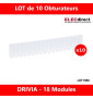Legrand - LOT de 10 Obturateurs 18 modules - Réf : 001664x10