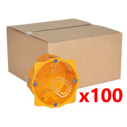 Legrand Batibox - LOT de 100 Boîtes d'encastrement 1 poste - Prof. 50 - Réf : 080051x100