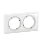 Legrand - Céliane 2024 - Plaque de finition Blanc - IP44 - 2 poste - Réf : CP2702