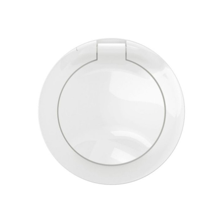 Legrand - Céliane 2024 - Enjoliveur PC 2P+T à volet - Blanc - IP44 - Réf : CB8111
