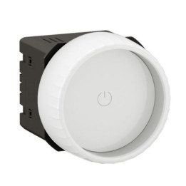 Legrand - Céliane 2024 - Variateur avec ou sans neutre - 200W -  Blanc - LED - Réf : CB0408