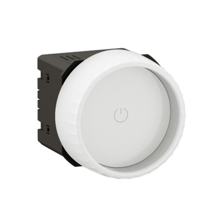 Legrand - Céliane 2024 - Variateur avec ou sans neutre - 200W -  Blanc - LED - Réf : CB0408