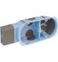 EUR'OHM - XL Air'métic - Boite d'encastrement 2 postes étanche à l'air - ø67 - P40 - Réf : 52093