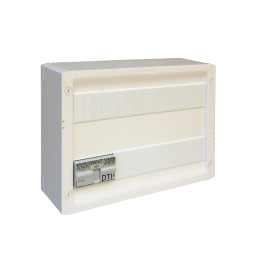 Legrand - Coffret VDI GRADE 2 avec brassage 18M STP - TV sur RJ45 - 4 RJ45 - Réf : 418248