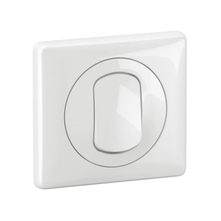Legrand - Céliane 2024 - Poussoir étanche complet - Blanc - IP44 - Réf : 080251 + CM0031 + CP2701 + CB8001