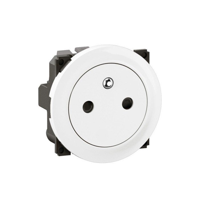 Legrand - Céliane 2024 - Mécanisme PC avec enjoliveur - PC 2P+T - 16A - Réf : CF0111