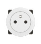 Legrand - Céliane 2024 - Mécanisme PC avec enjoliveur - PC 2P+T - 16A - Réf : CF0111