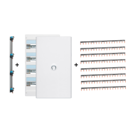 Legrand - LOT - Coffret DRIVIA 72 M + peigne V/H + porte - 401224+404928x8+405002+401234