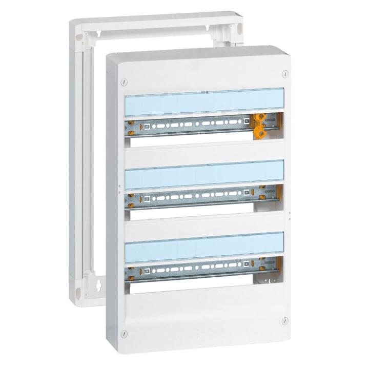 Legrand - LOT - Coffret DRIVIA 54 Modules + rehausse - largeur 355mm - 401223+401273