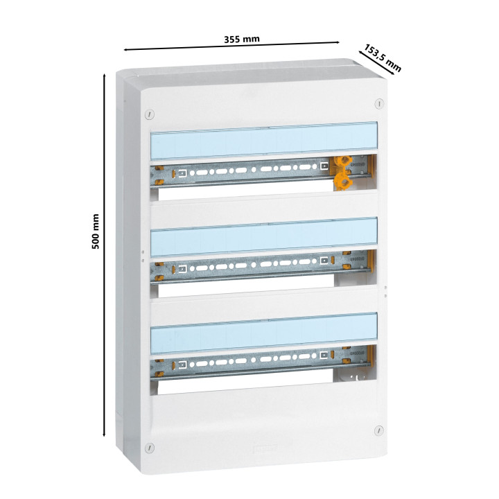 Legrand - LOT - Coffret DRIVIA 54 Modules + rehausse - largeur 355mm - 401223+401273