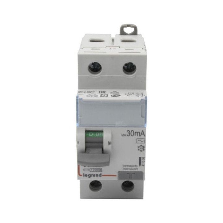 Legrand - DX3 - Interrupteur Différentiel  - 2P - 63A - 30mA  - Type AC - Réf : 411506