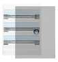 Legrand - LOT - Coffret DRIVIA 54 Modules + porte transparente - 401223+401243