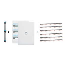 Legrand - LOT - Coffret DRIVIA 54 M + peigne V/H + porte - 401223+405001+404928x6+401233