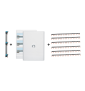 Legrand - LOT - Coffret DRIVIA 54 M + peigne V/H + porte - 401223+405001+404928x6+401233