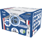 Eur'Ohm - XL Air'métic - 100 Boîtes d'encastrement + Scie cloche - Etanche à l'air - 1 poste - Ø67 - P40 - Réf : 52062