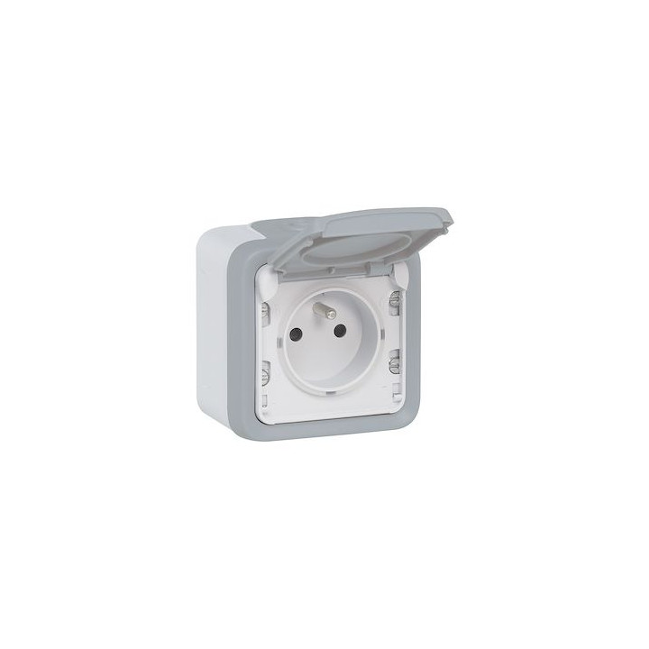 Legrand Plexo - Prise de courant 2P+T 16A 230V - IP55/IK07 - Réf : 069731