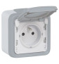 Legrand Plexo - Prise de courant 2P+T 16A 230V - IP55/IK07 - Réf : 069731