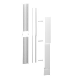 Schneider - Resi9 - kit goulotte 18M - 2 parties - corps - capot - cloisons - capot ERDF - R9HKT18