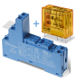 Finder - LOT - Relais Industriel 2RT - 24VAC + Embase Relais - Réf : 405280240000+9505SPA