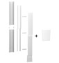 Schneider - Resi9 - kit goulotte 18M - 2 parties - corps - capot - cloisons - complet - R9HKT18+R9H18535